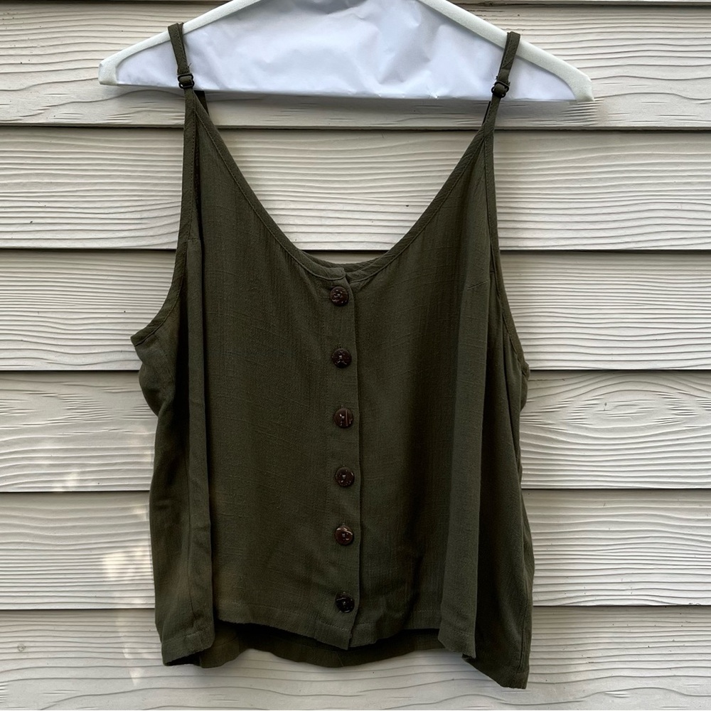 Knot sisters Green Summer Tank Top